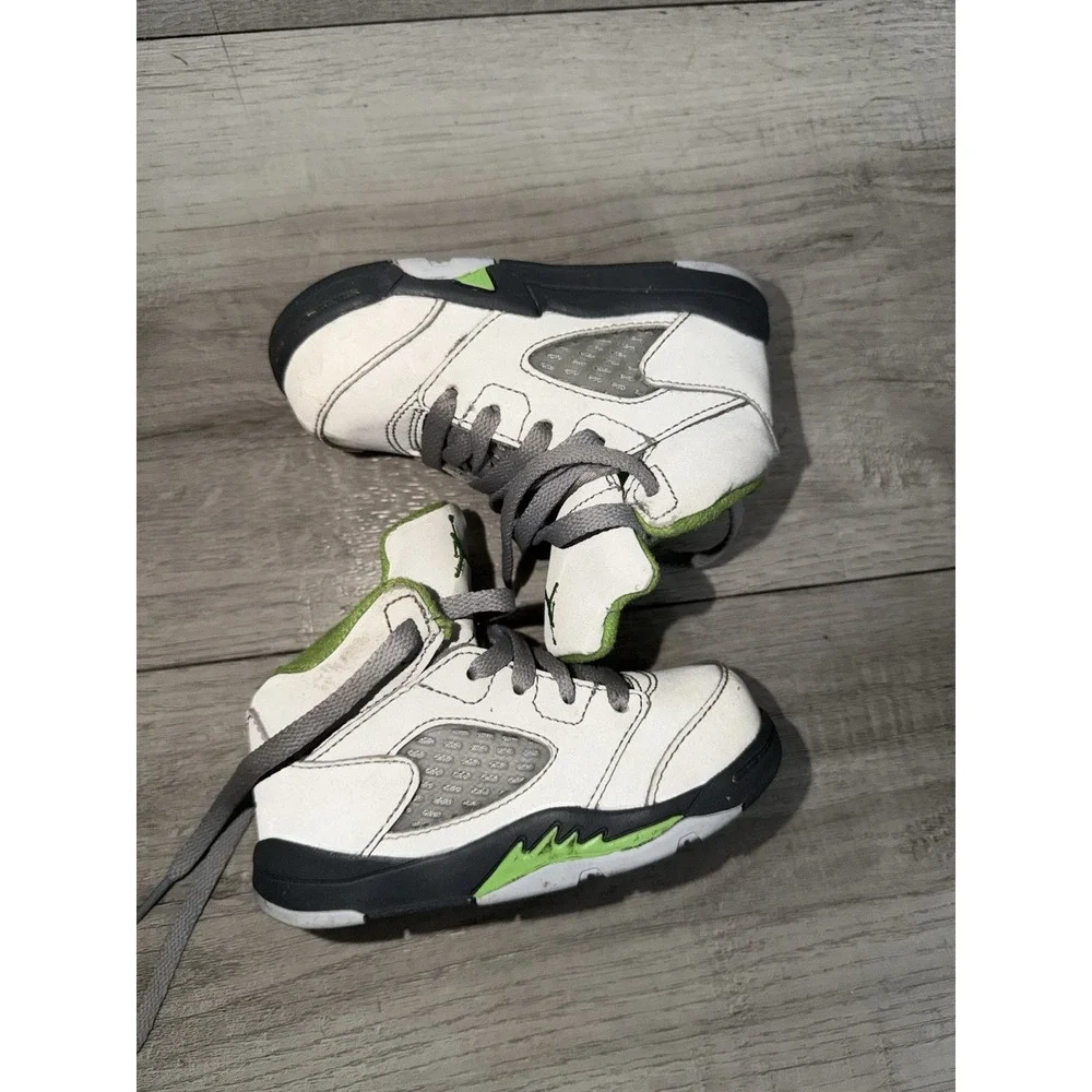 Jordan 5 Green‎ Bean Toddler Size 6c DQ3736-003 Air Jordan Retro Baby Infant